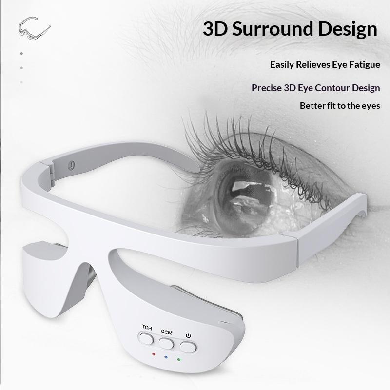 Portable Smart Eye Massager 3D - đánh giá và giá Light Therapy Glasses