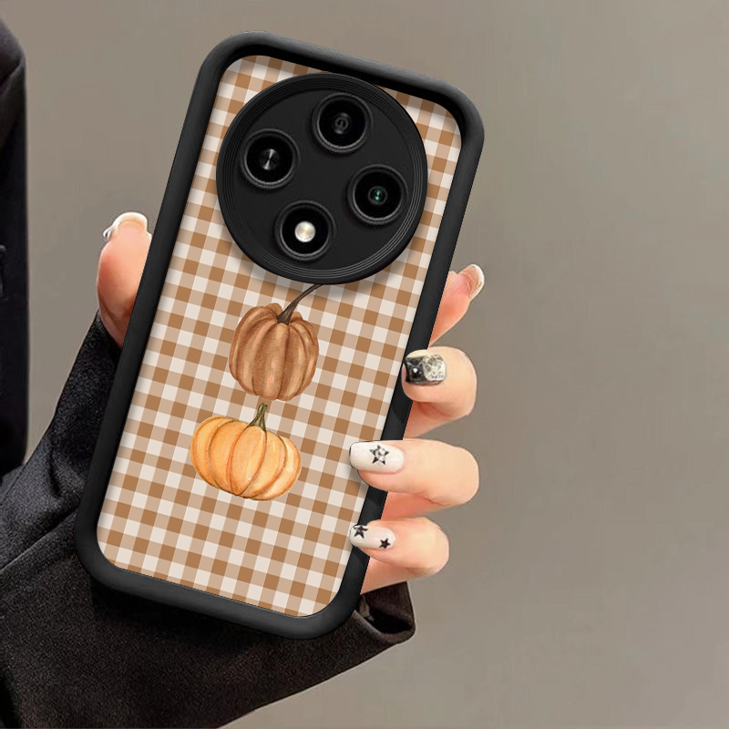 Cartoon  Autumn Pumpkin Grid P - đánh giá và giá Oppo Reno 12