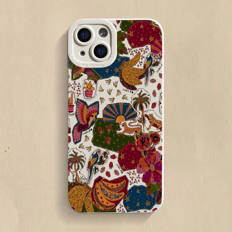 Floral Leopard Eyes Phone Case - đánh giá và giá Samsung Galaxy A55
