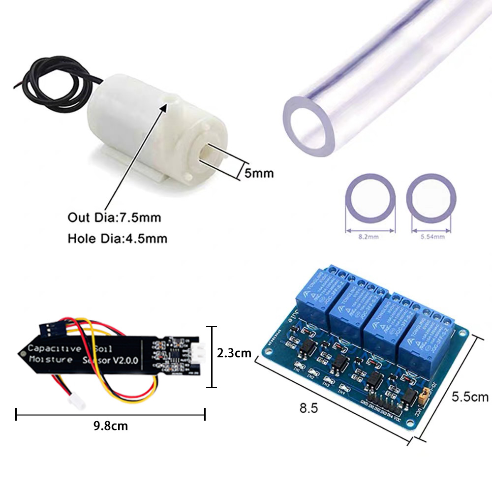 4 Way Automatic Watering Syste - đánh giá và giá Hydration Sensor Skin
