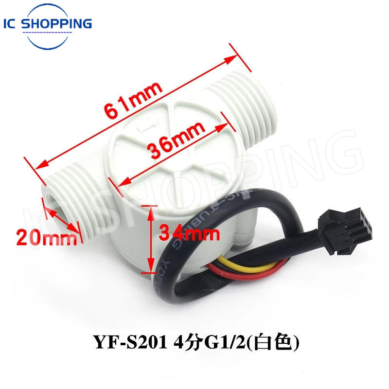 10PCS YF-S201 G1/2 Hall Effect - đánh giá và giá Hydration Sensor Skin