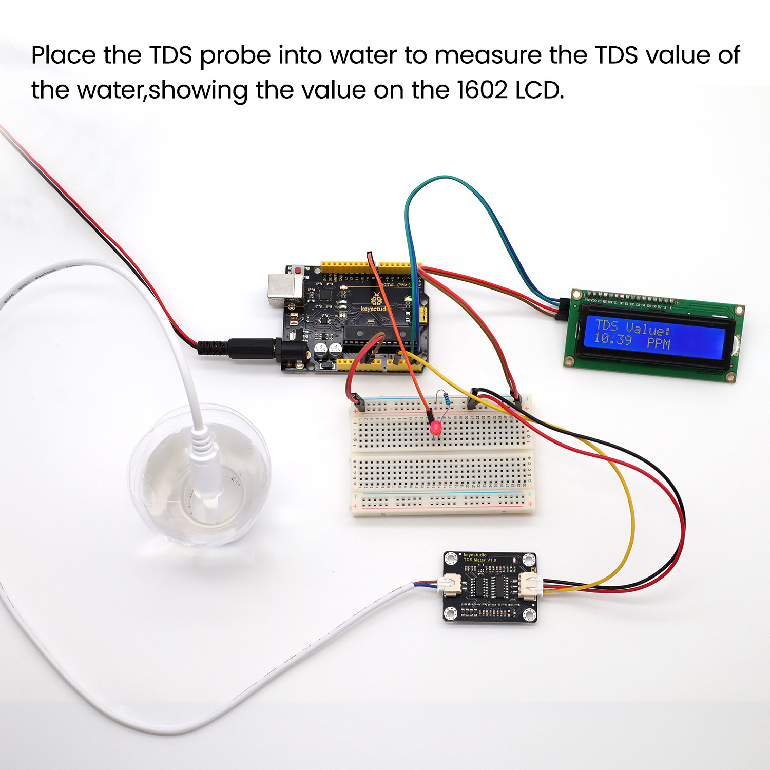 keyestudio TDS Sensor Meter V1 - đánh giá và giá Hydration Sensor Skin